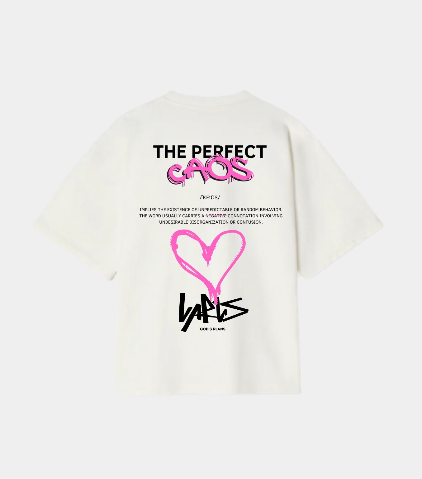 PERFECT CAOS TEE - VARUS COMPANY M VARUS COMPANY Varusoficial camiseta PERFECT CAOS TEE