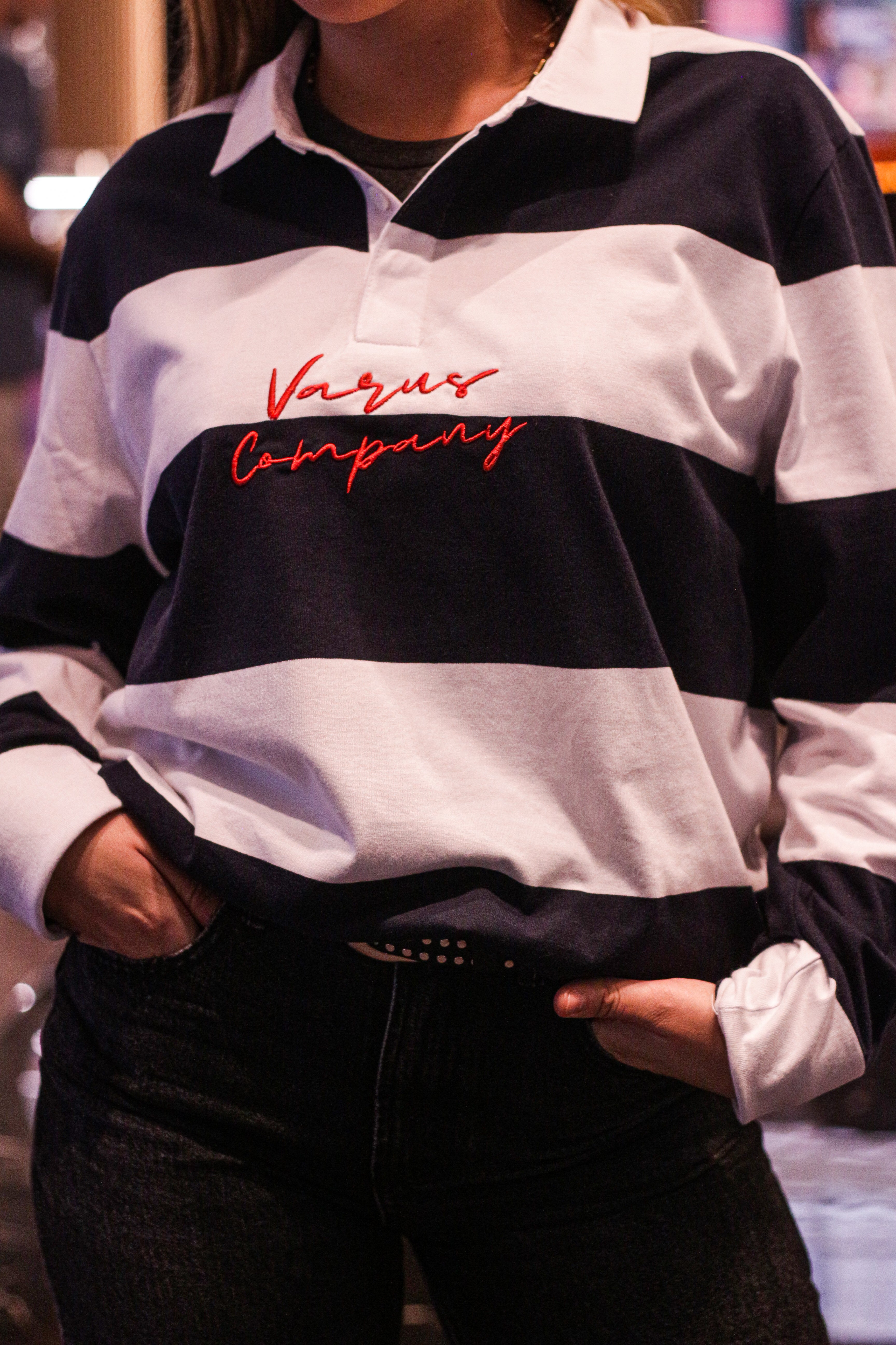 POLO NAVY DE RAYAS - VARUS COMPANY S VARUS COMPANY VARUS COMPANY POLO NAVY DE RAYAS