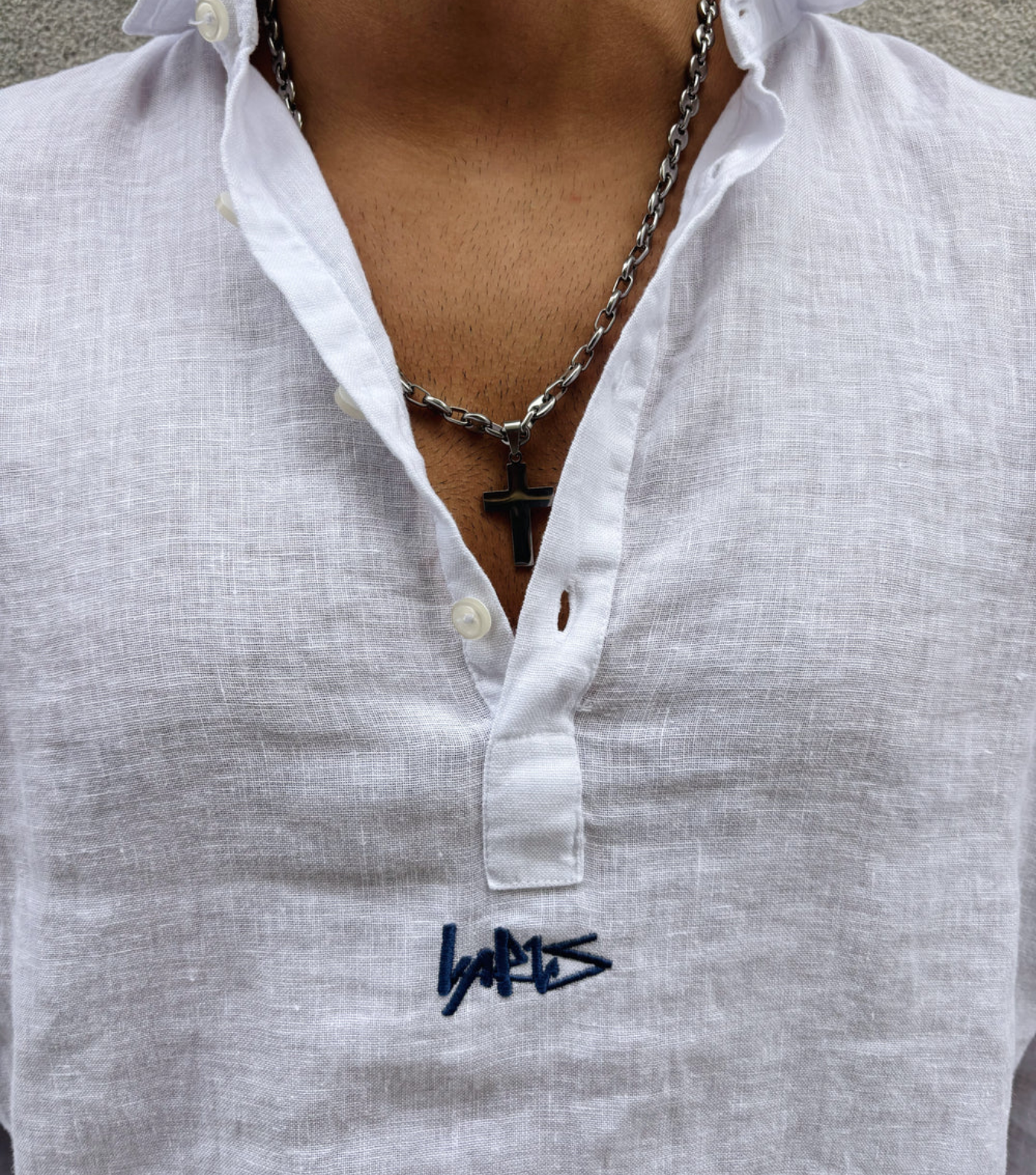 CADENA DE ESLABONES CON CRUZ