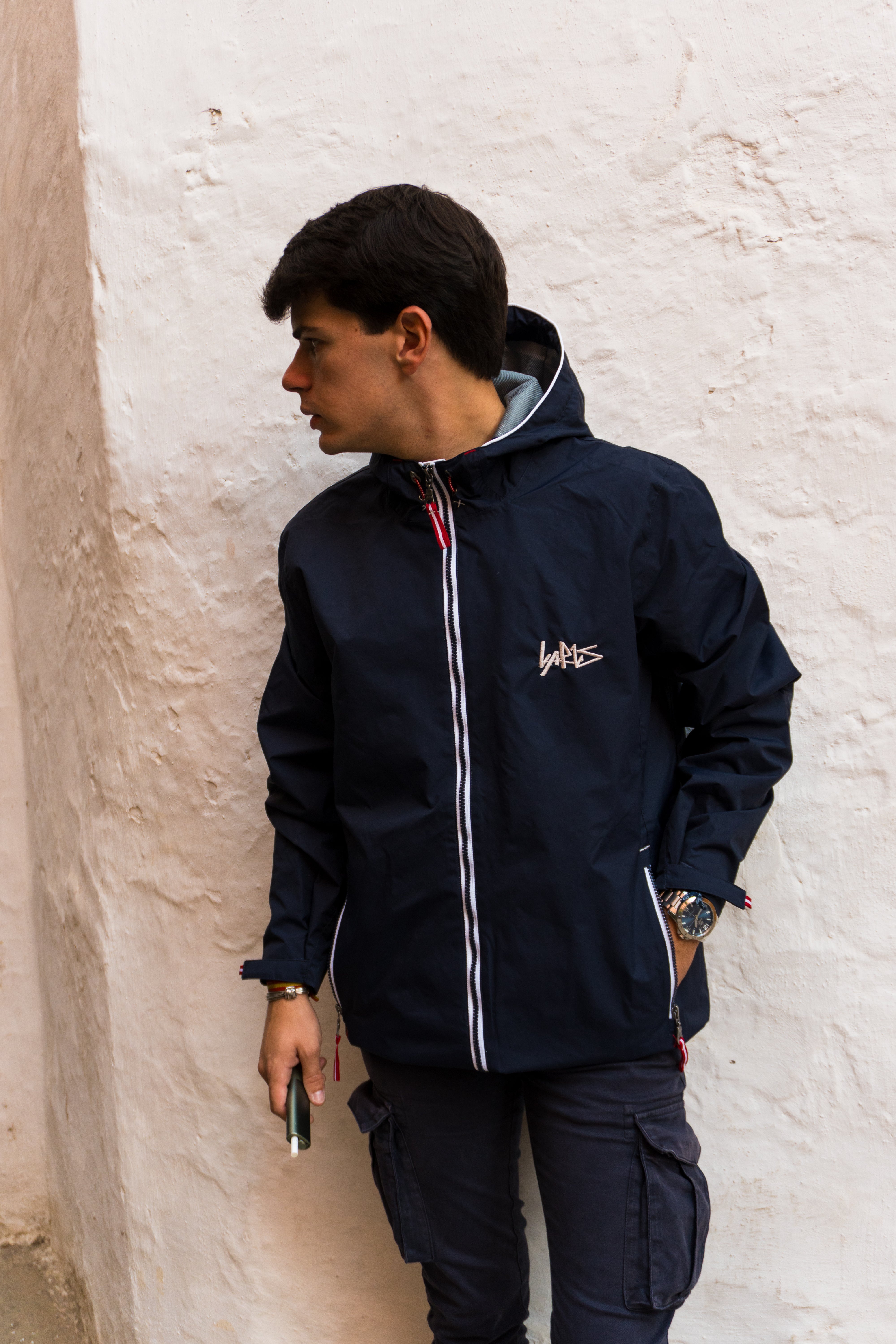 NAVY "SHELL" JACKET