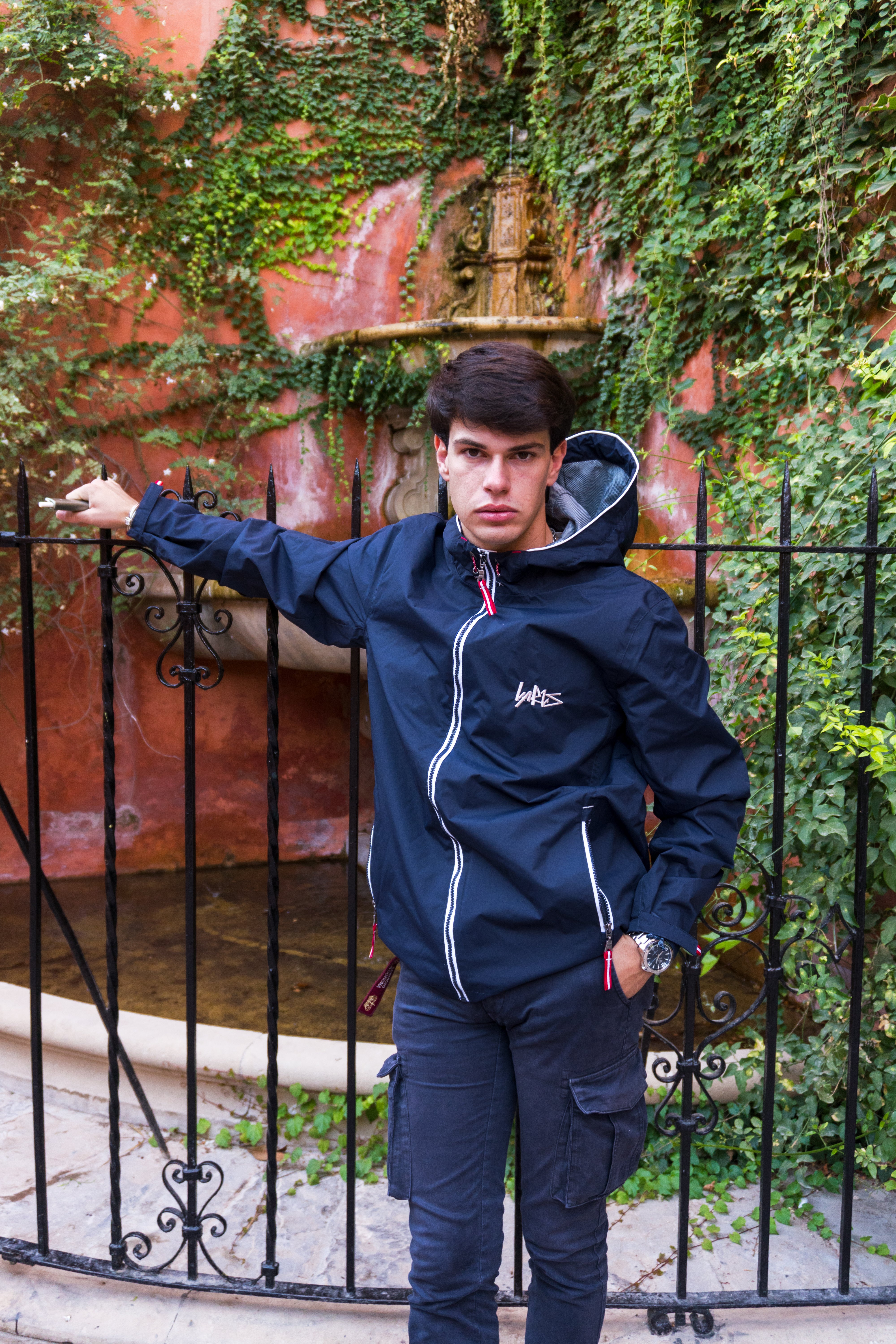 NAVY "SHELL" JACKET