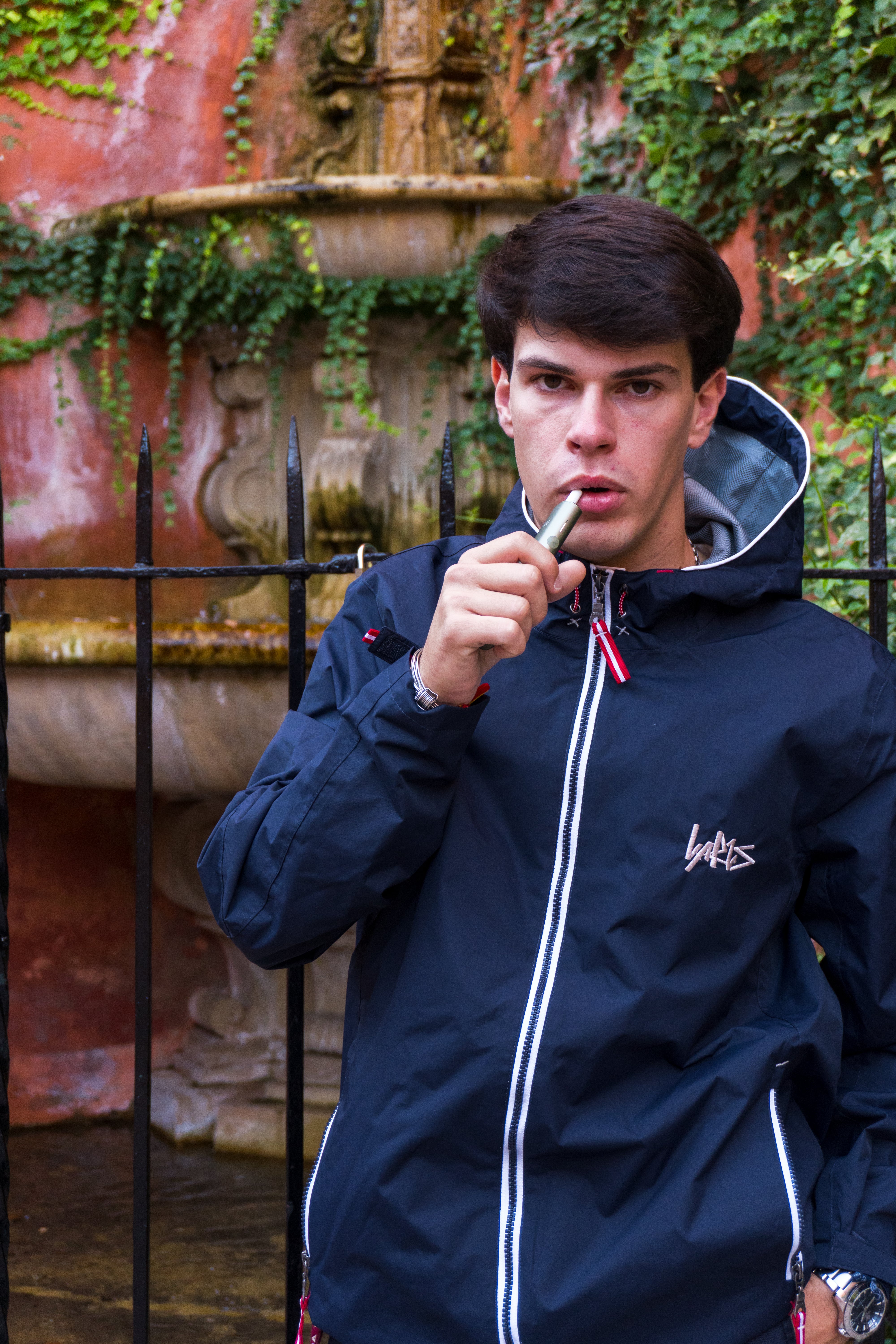 NAVY "SHELL" JACKET