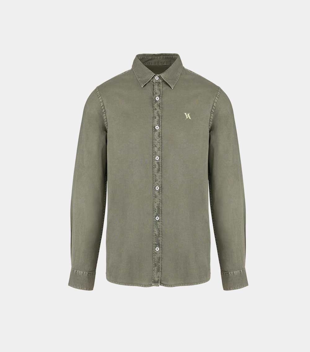 CAMISA WASHED KHAKI - VARUS COMPANY S VARUS COMPANY VARUS COMPANY CAMISA WASHED KHAKI
